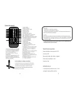 Предварительный просмотр 7 страницы NAPOLI ELECTRONICS NPL-TV 7528 PS Instruction Manual