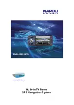 Предварительный просмотр 1 страницы Napoli DVD-4358 GPS User Manual