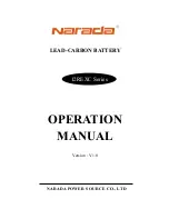 Narada 12REXC70 Operation Manual preview