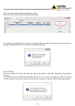 Preview for 23 page of NARDA AMB-8059 Quick Step Manual