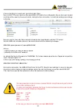 Preview for 45 page of NARDA AMB-8059 Quick Step Manual