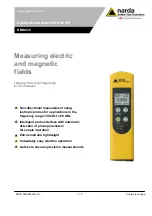 NARDA nbm-520 User Manual preview