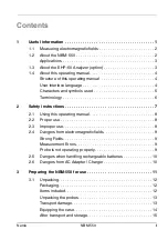 Preview for 3 page of NARDA NBM-550 Operating Manual