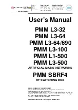 NARDA PMM L3-32 User Manual предпросмотр