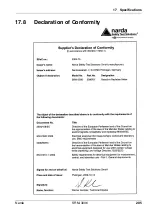 Preview for 217 page of NARDA SRM-3006 Operating Manual