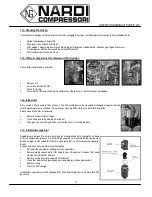 Preview for 12 page of Nardi Compessori Pacific 210 Instruction Manual And Spare Parts Catalogue