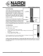 Preview for 13 page of Nardi Compessori Pacific 210 Instruction Manual And Spare Parts Catalogue