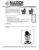 Preview for 15 page of Nardi Compessori Pacific 210 Instruction Manual And Spare Parts Catalogue