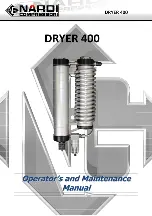 NARDI COMPRESSORI DRYER 400 Operator And  Maintenance Manual preview