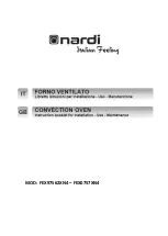 nardi FEX0757XN4 Instruction Booklet For Installation, Use, Maintenance предпросмотр