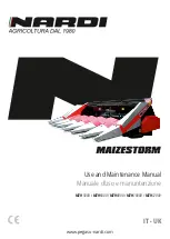 nardi MAIZESTORM MZH 5000 Use And Maintenance Manual preview