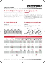 Предварительный просмотр 11 страницы nardi Sunstorm SFR-F Use And Maintenance Manual