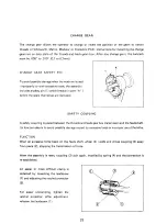 Предварительный просмотр 23 страницы NARDINI MASCOTE MS-1400S Spare Parts & Operator'S Manual