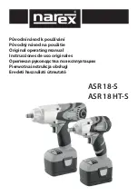 Preview for 1 page of Narex ASR 18-S Original Operating Manual