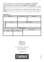 Preview for 68 page of Narex ASR 600-3MTB BASIC Original Operating Manual