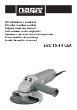 Preview for 1 page of Narex EBU 15-14 CEA Original Operating Manual