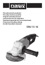 Narex EBU 15-16 Original Operating Manual preview