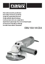 Narex EBU 150-14 CEA Original Operating Manual preview