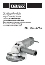 Preview for 1 page of Narex EBU 150-14 CEA Original Operating Manual