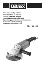 Narex EBU 18-25 Original Operating Manual preview