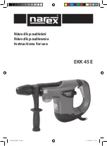 Narex EKK 45 E Instructions For Use Manual предпросмотр