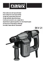 Narex EKV 21 Original Operating Manual preview