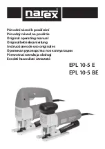 Narex EPL 10-5 BE Original Operating Manual preview