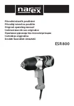 Narex ESR 800 Original Operating Manual preview