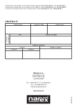 Preview for 16 page of Narex EVM 32-2 RLE Operating Manual