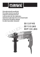 Preview for 1 page of Narex EVP 13 E-2H3 Original Operating Manual