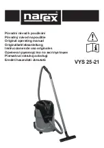 Narex VYS 25-21 Original Operating Manual предпросмотр