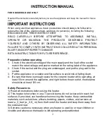 Предварительный просмотр 2 страницы Narita NH-1500B Instruction Manual