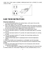 Предварительный просмотр 4 страницы Narita NH-1500B Instruction Manual