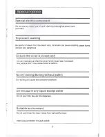 Preview for 8 page of Narita NP-2388F Instruction Manual