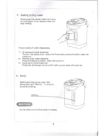 Предварительный просмотр 5 страницы Narita NP-5500 Instruction Manual