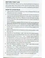 Предварительный просмотр 4 страницы Narita NRC-030F Instruction Manual
