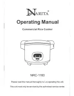 Narita NRC-1160 Operating Manual предпросмотр