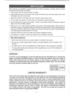 Предварительный просмотр 8 страницы Narita NRC-1160 Operating Manual