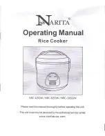 Narita NRC-4(SS)W Operating Manual предпросмотр