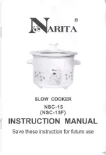 Preview for 1 page of Narita NSC-15 Instruction Manual