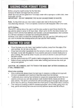 Предварительный просмотр 3 страницы Narita NSC-15 Instruction Manual