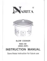 Предварительный просмотр 1 страницы Narita NSC-50 Instruction Manual