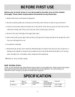 Предварительный просмотр 4 страницы Narita NSM-866 Operation Instruction Manual