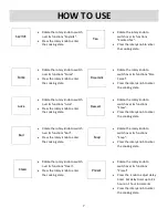 Preview for 8 page of Narita NSM-866 Operation Instruction Manual