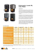 Preview for 4 page of NARVI Oy Finland Kota Inari Installation, User And Maintenance Instructions