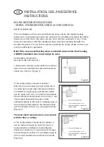 Preview for 1 page of NARVI 30 Series Installation, Use And Service Instructions