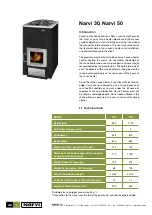 Preview for 4 page of NARVI 30 Series Installation, User And Maintenance Instructions