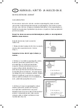 Preview for 2 page of NARVI GREENLINE ST MIRVA Installation, Use And Service Instructions