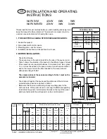 Preview for 15 page of NARVI Minex 2 Installation And Instruction Manual