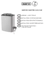 NARVI NC ELECTRIC 900513 Installation And Instruction Manual предпросмотр